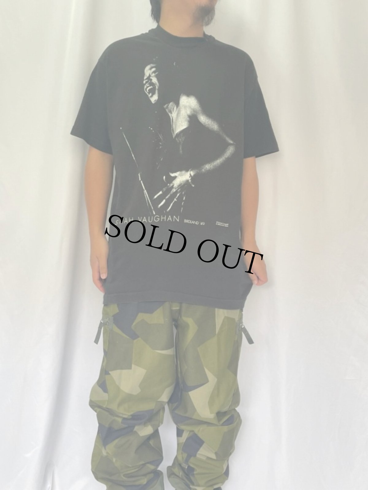 画像2: 90's Sarah Vaughan ジャズボーカリスト プリントTシャツ (2)