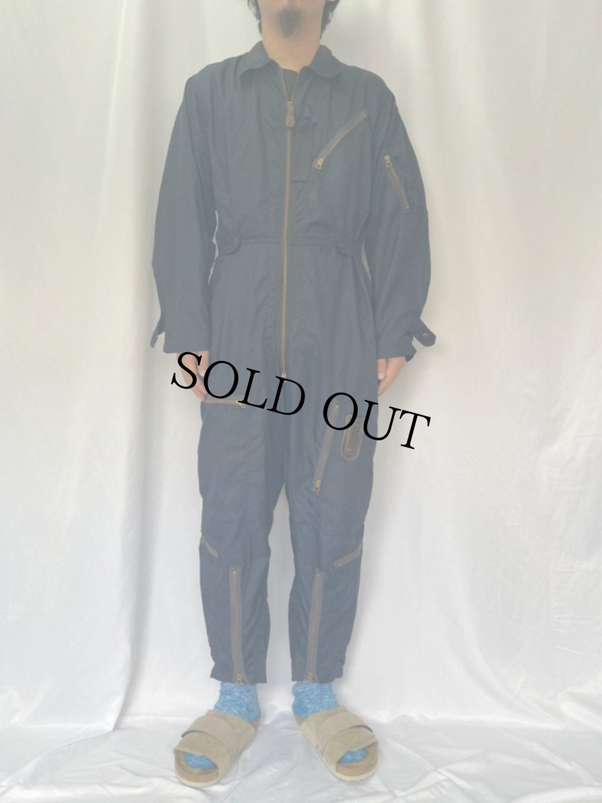 画像2: 50's U.S.AIRFORCE K-2A LEWIS "L. W. FOSTER SPORTSWEAR CO INC" サマーフライトスーツ MEDIUM-SHORT (2)