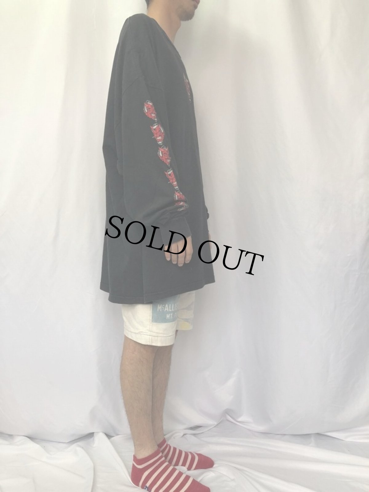 画像4: 90's FASHION VICTIM デビルイラスト ロンT 4XL (4)