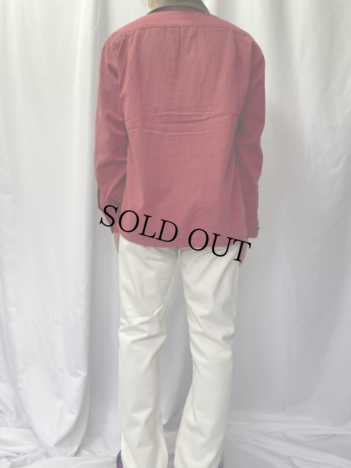 画像4: 60's Van Heusen オープンカラーコットンシャツ M (4)