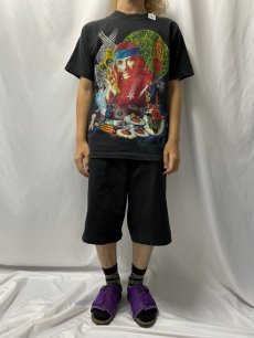 画像2: 90's SANTANA ラテンロックバンドTシャツ L (2)