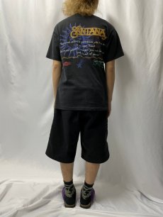 画像4: 90's SANTANA ラテンロックバンドTシャツ L (4)