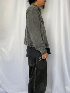 画像3: 80's Levi's 70506-0259 USA製 ブラックデニムジャケット 46R (3)