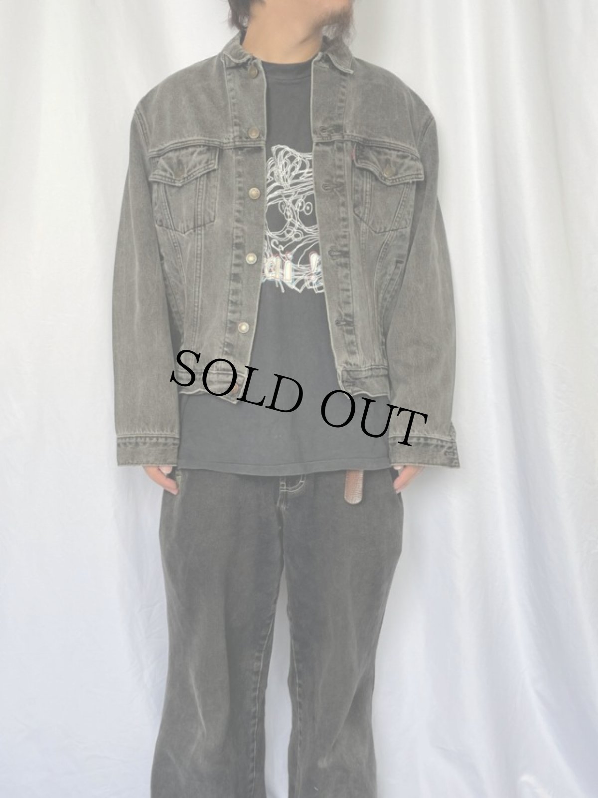 画像2: EURO Levi's 70503 4th Type デニムジャケット M (2)