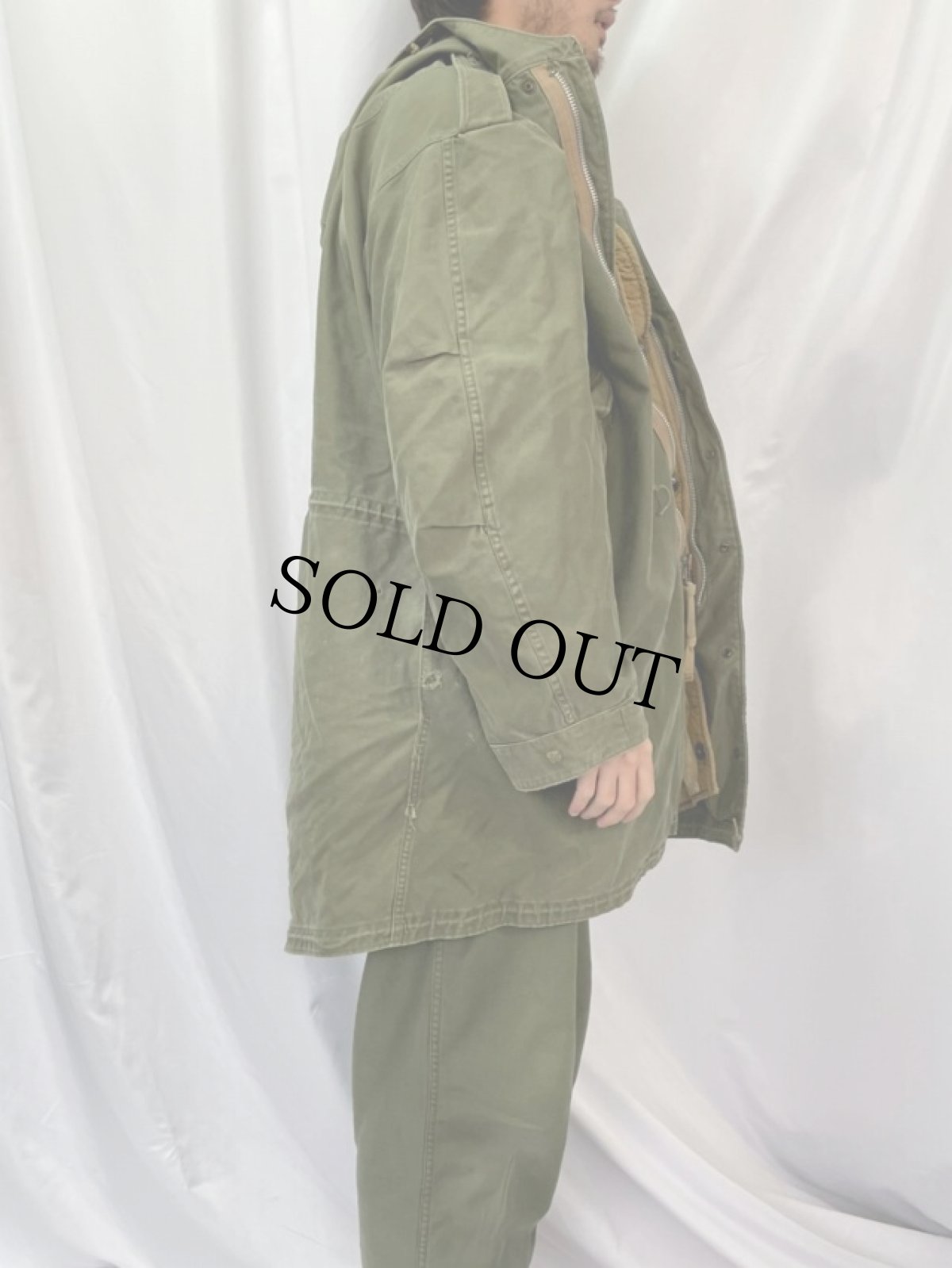 画像3: 50's U.S.ARMY M-51 モッズコート ライナー付き SMALL (3)