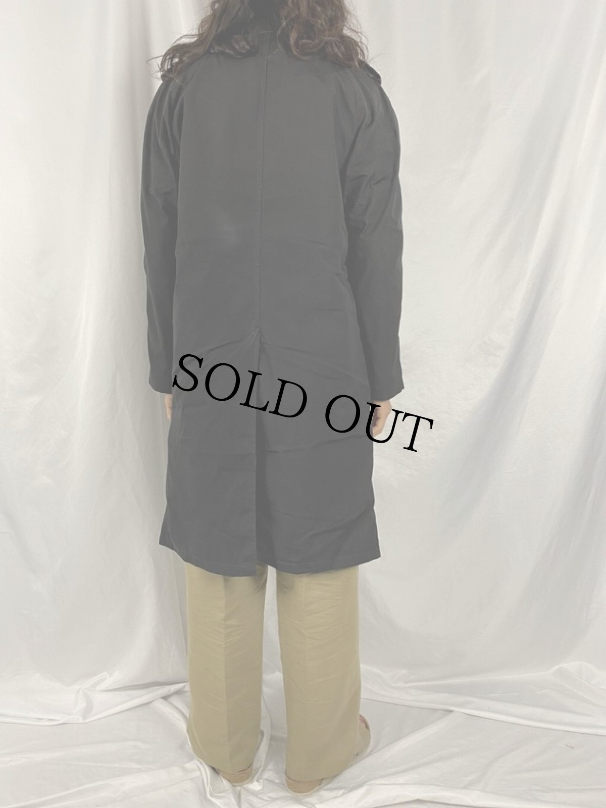 画像4: 80's U.S.AIR FORCE ALL WEATHER COAT ボアライナー付き BLACK 36R (4)