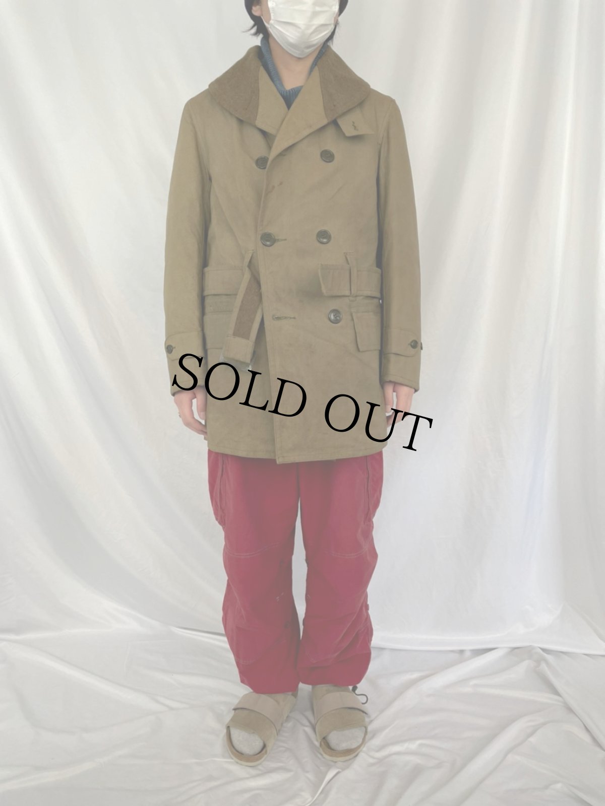 画像2: 40's U.S.ARMY M-38 ショールカラーマッキノーコート 初期 (2)