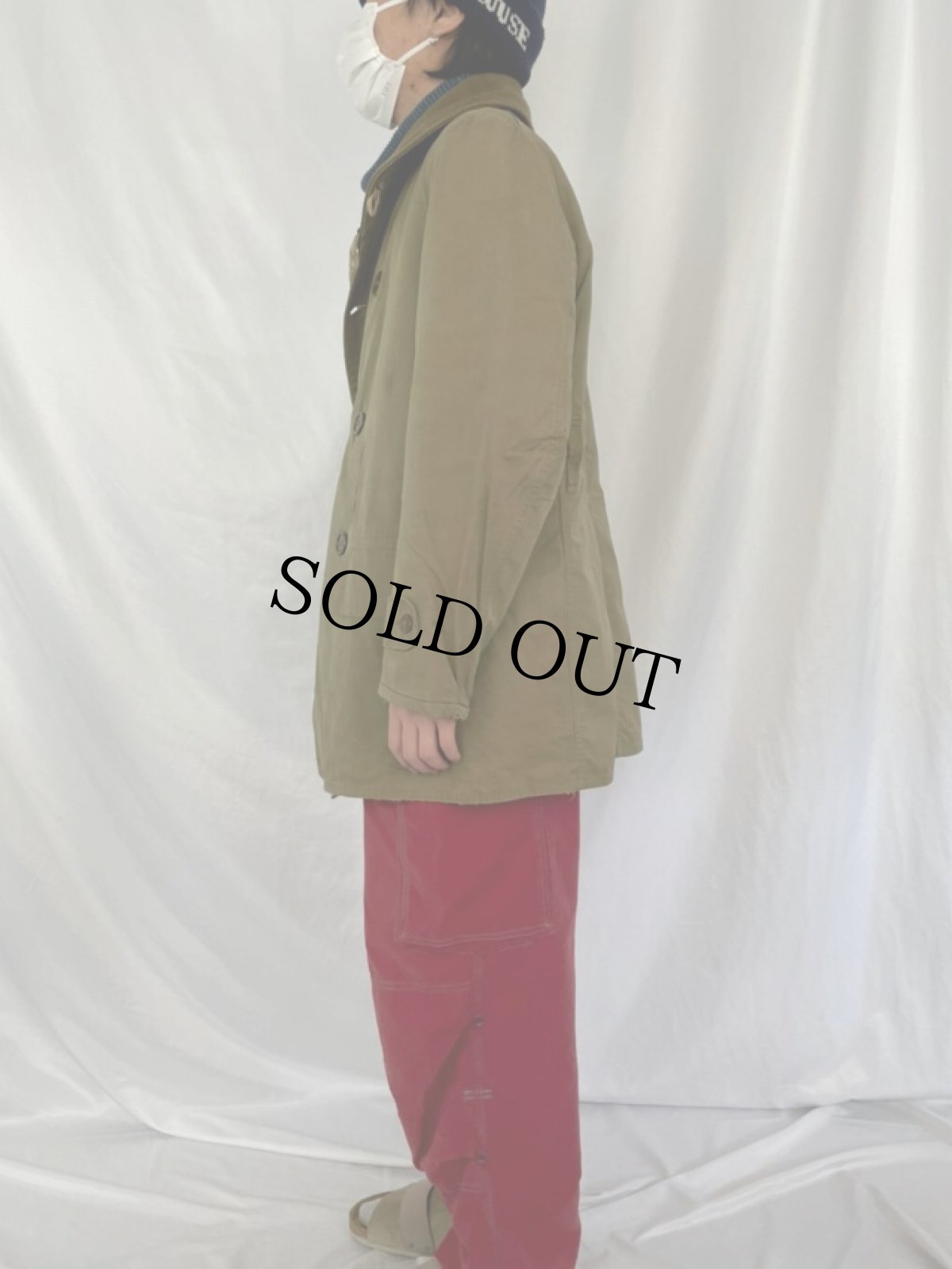 画像3: 40's U.S.ARMY M-38 ショールカラーマッキノーコート (3)