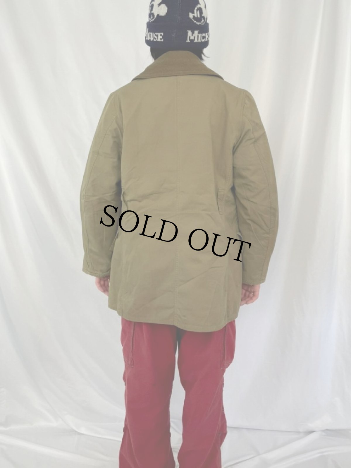 画像4: 40's U.S.ARMY M-38 ショールカラーマッキノーコート (4)