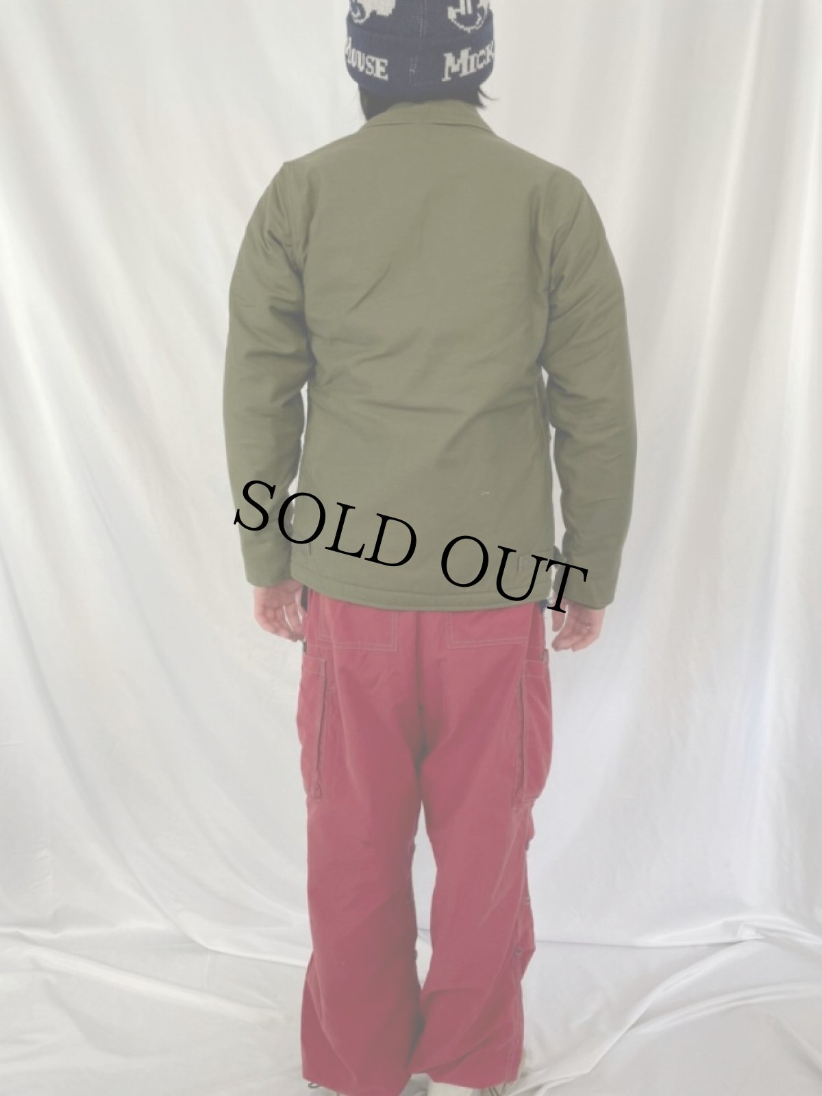 画像4: 80's U.S.NAVY A-2 デッキジャケット DEADSTOCK SAMLL (4)