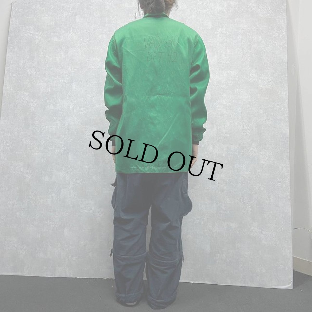 画像5: 60's U.S.NAVY Flight Deck Summer Jacket Green (5)