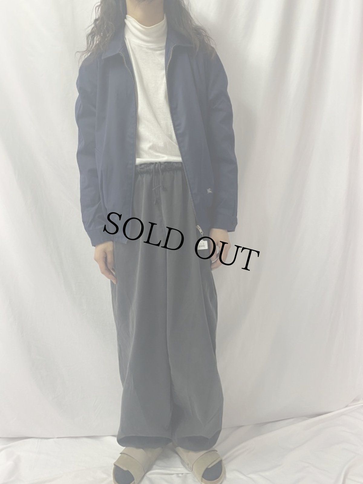 画像2: 80〜90's Burberrys ロゴ刺繍 コットンジャケット (2)