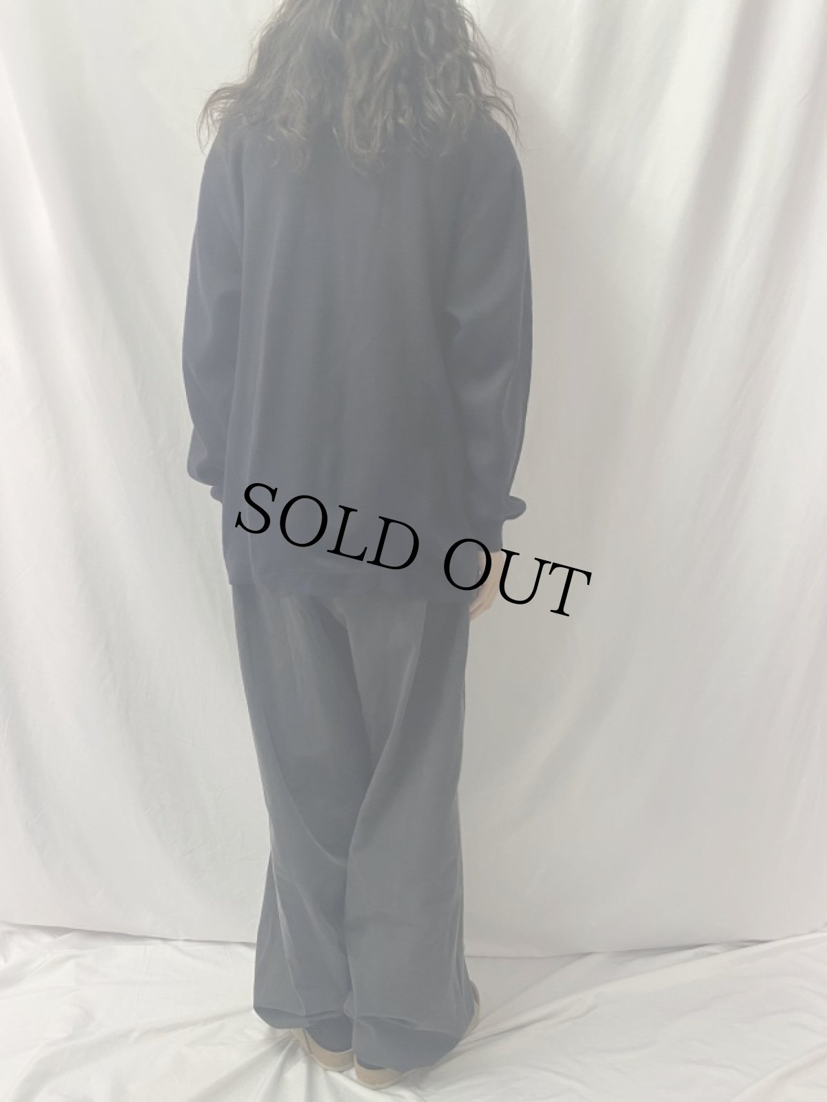 画像4: 90's Burberrys ロゴ刺繍 ニットジップジャケット NAVY 8 (4)