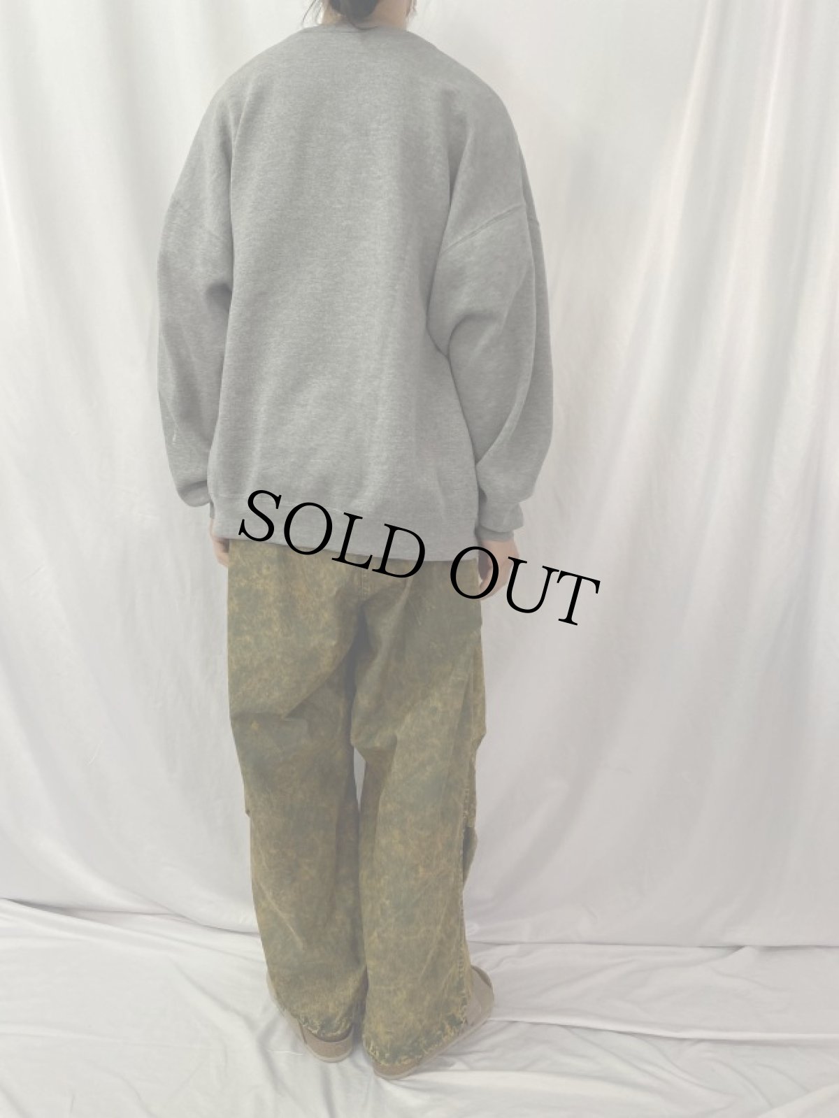 画像4: 70's U.S.ARMY 後染め×ケミカルウォッシュ オーバーパンツ LARGE-REGULAR (4)