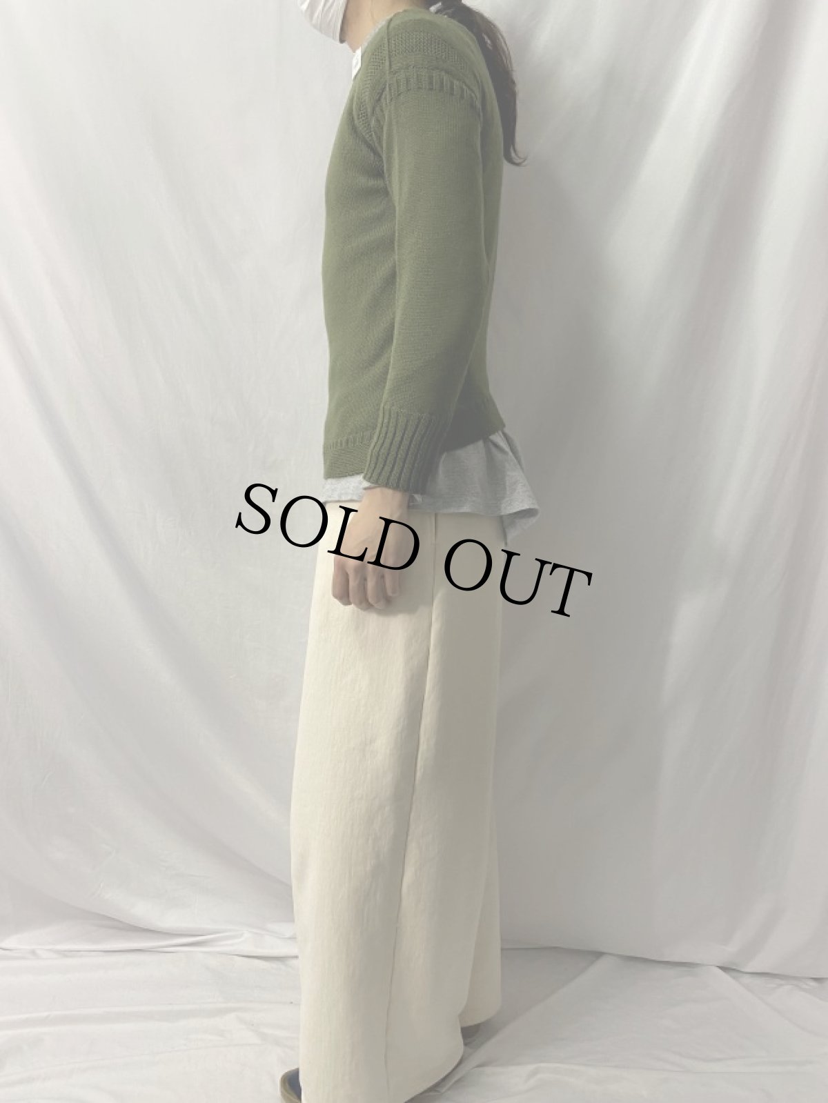 画像3: ガンジーニットセーター (3)