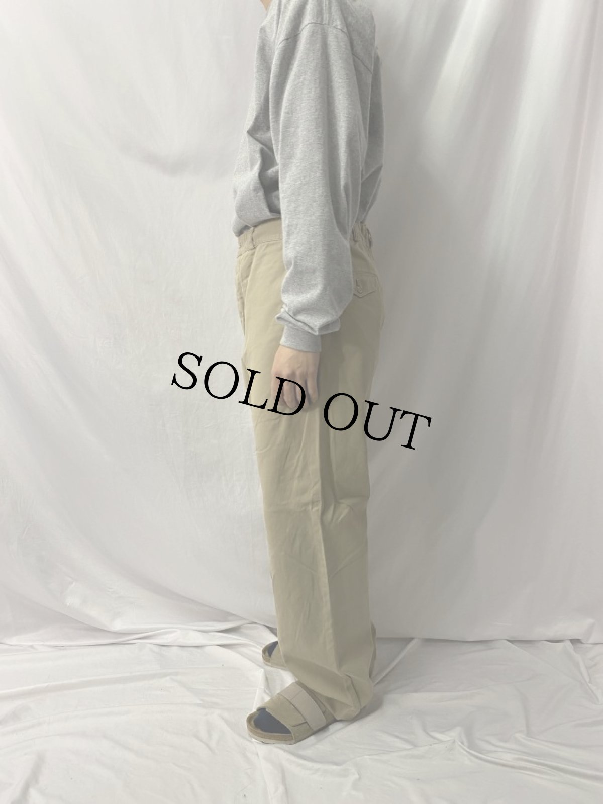 画像3: 50's U.S.ARMY チノトラウザーズ W35 (3)