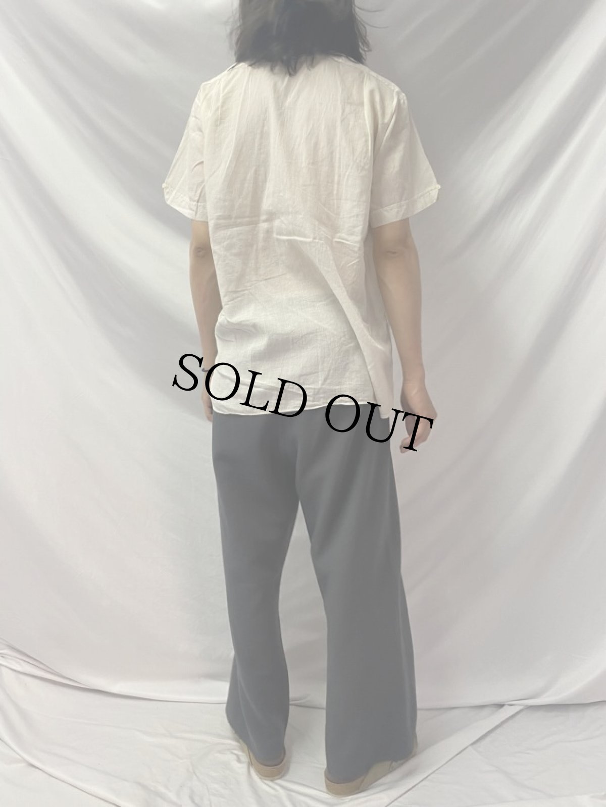 画像4: VINTAGE CANADA製 オープンカラーコットンシャツ (4)