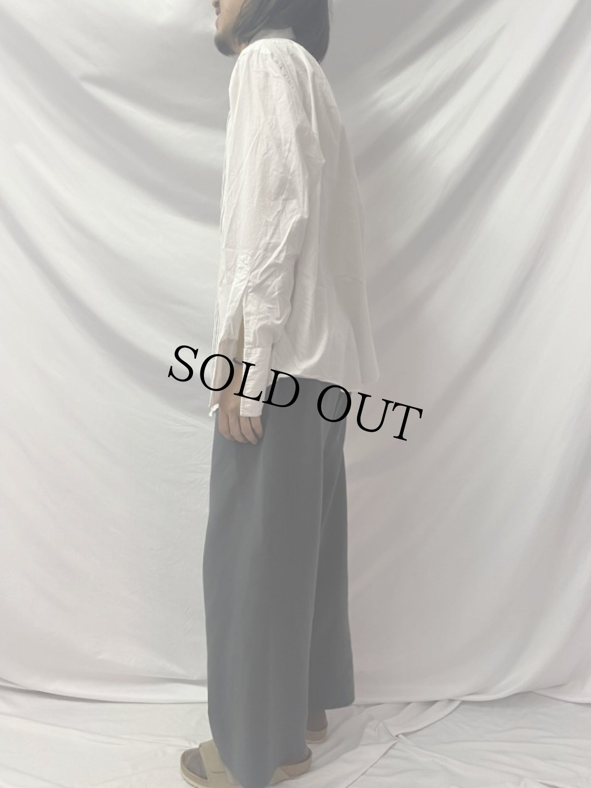 画像3: 90's Brooks Brothers USA製 プリーツドレスシャツ 16 1/2-3 (3)