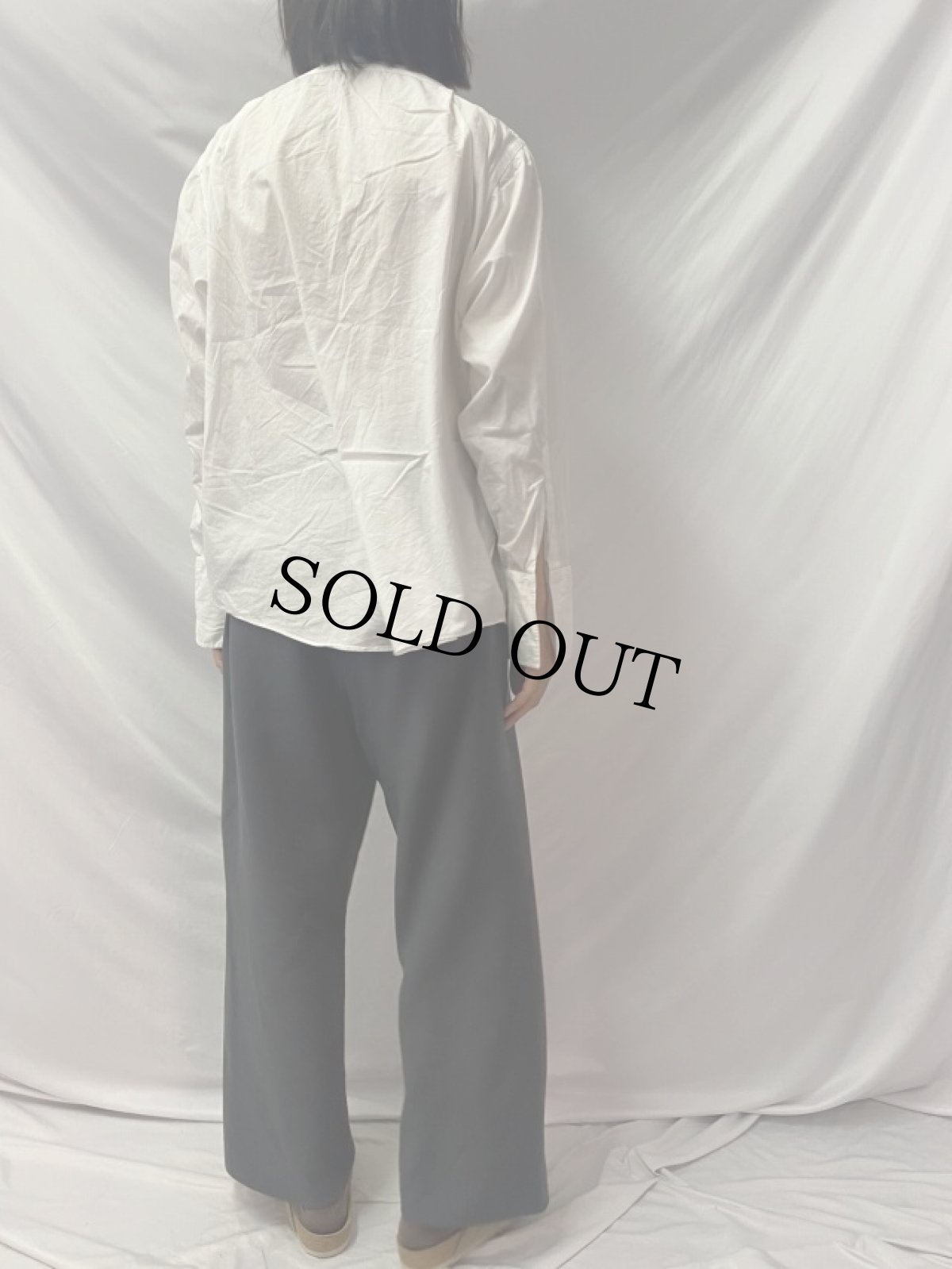 画像4: 90's Brooks Brothers USA製 プリーツドレスシャツ 16 1/2-3 (4)