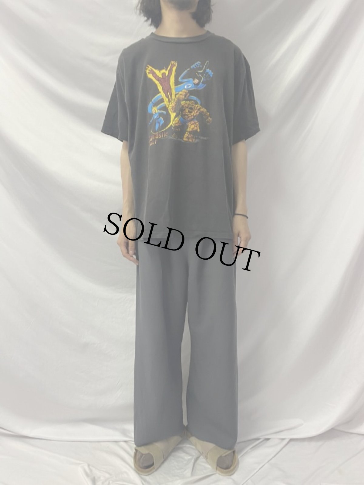 画像2: 90's MARVEL USA製 "Fantastic Four" キャラクタープリントTシャツ XL (2)