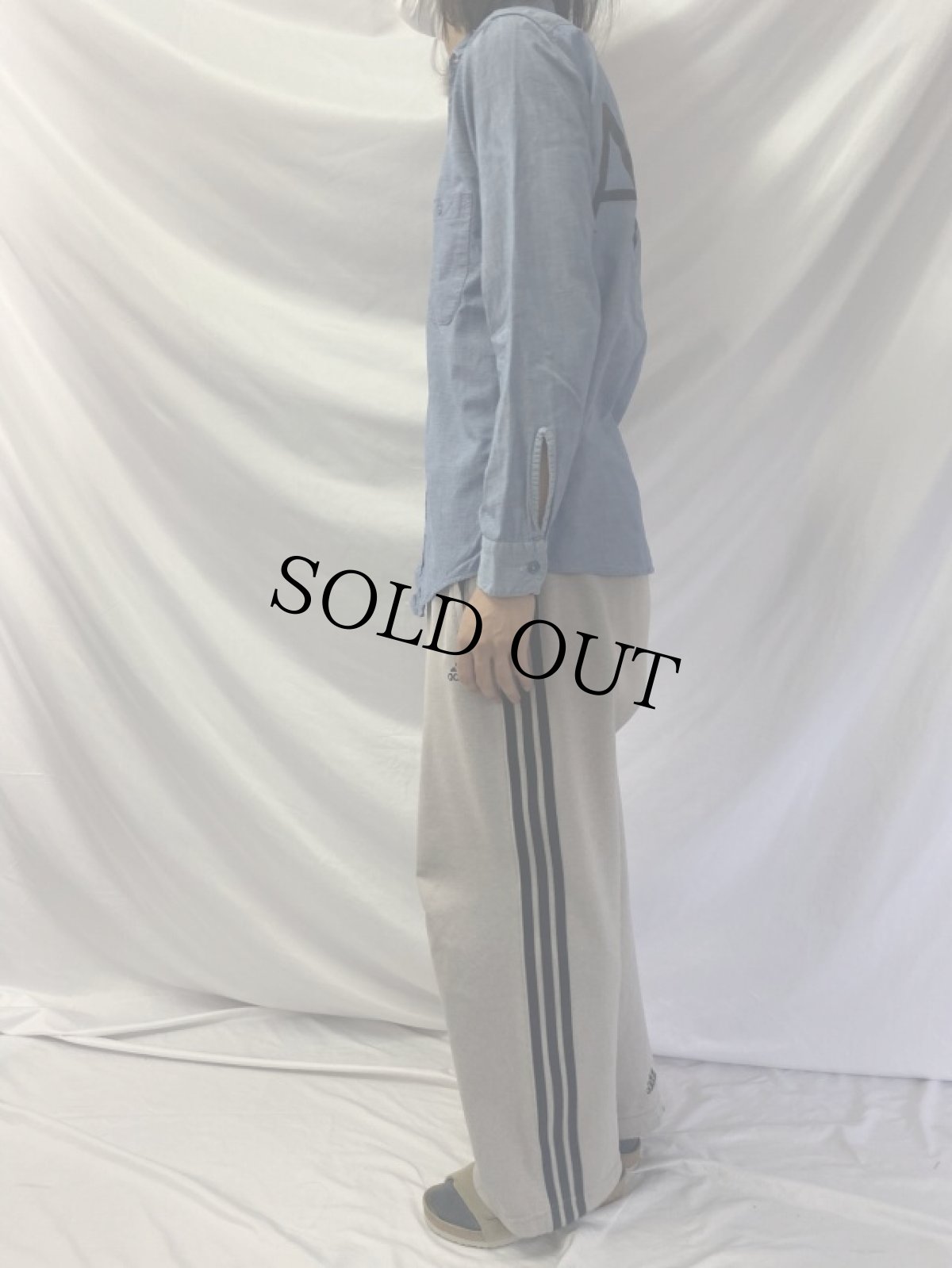 画像4: 60's RIVERSIDE USA製 "AKΛ" シャンブレーワークシャツ (4)