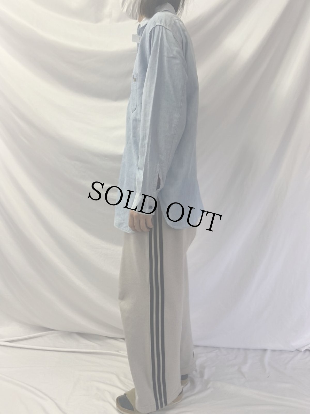 画像3: 40〜50's HERCULES シャンブレーワークシャツ (3)