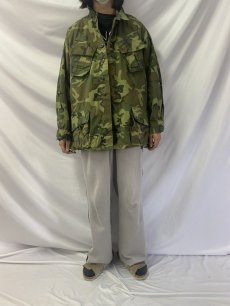 画像2: 60's U.S.MILITARY ERDL迷彩 ブラウンリーフ ポプリン ジャングルファティーグジャケット LARGE-REGULAR (2)