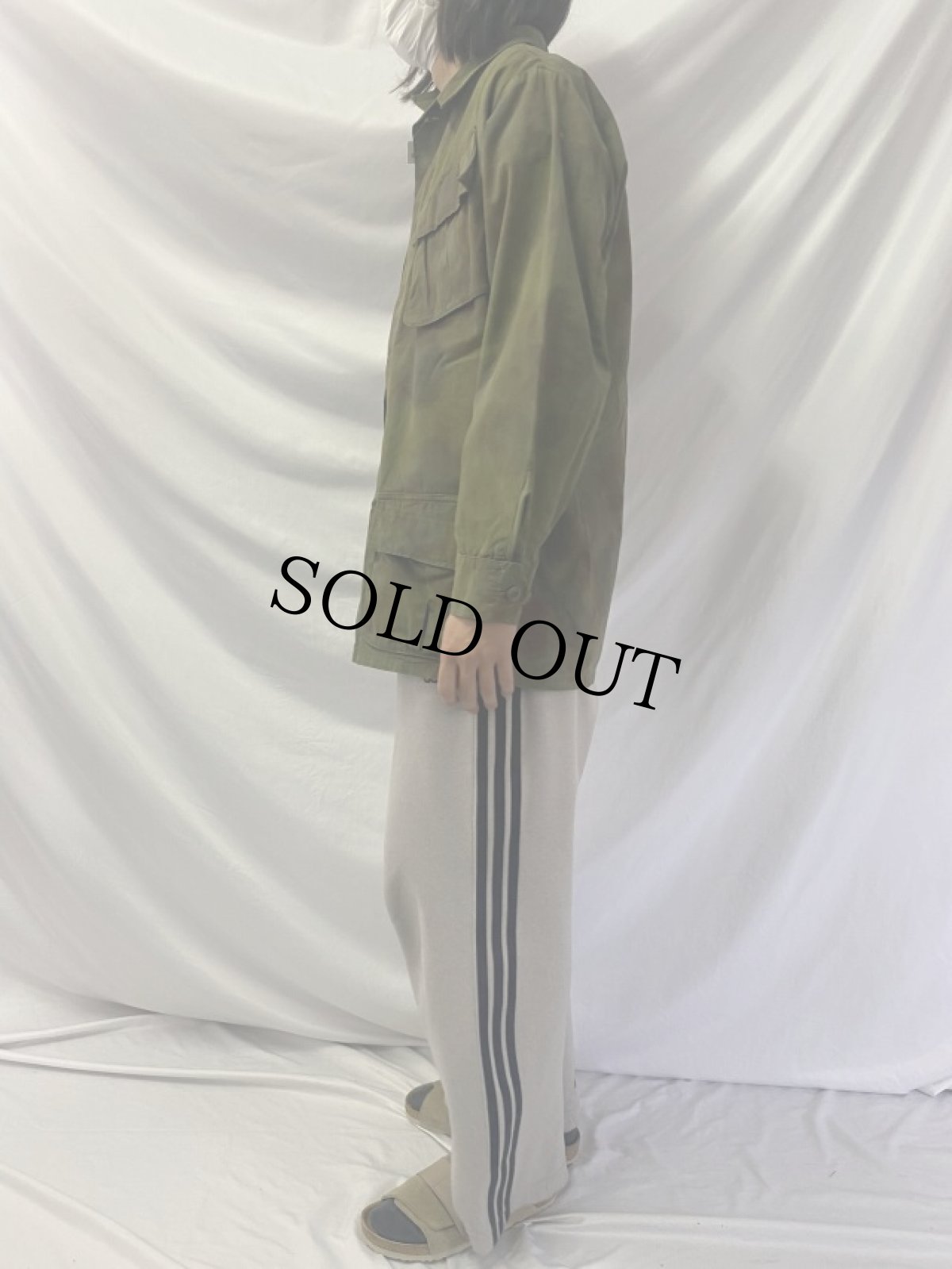 画像3: 60's U.S.ARMY "グリーンベレー特殊迷彩" ジャングルファティーグジャケット 4th SMALL-LONG (3)