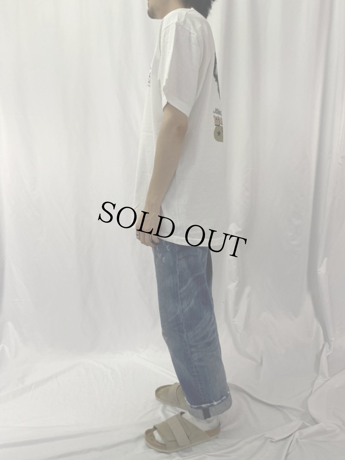 画像3: 90's WARRIOR REPUBLIC USA製 ライオンプリント パロディTシャツ XL (3)