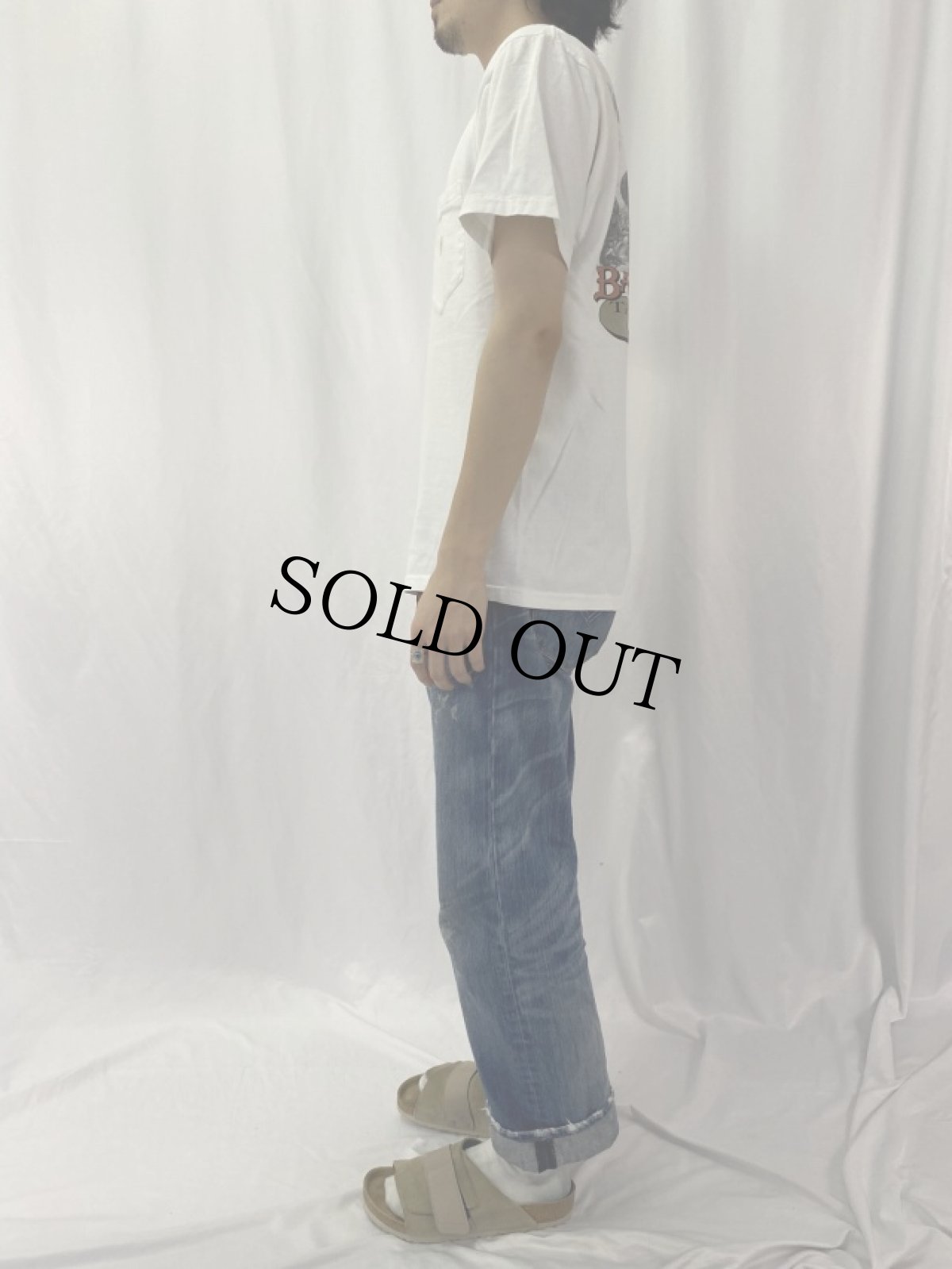 画像3: 90's BANANA REPUBLIC "TRAVEL&SAFARI CLOTHING" アニマルプリント ポケットTシャツ (3)