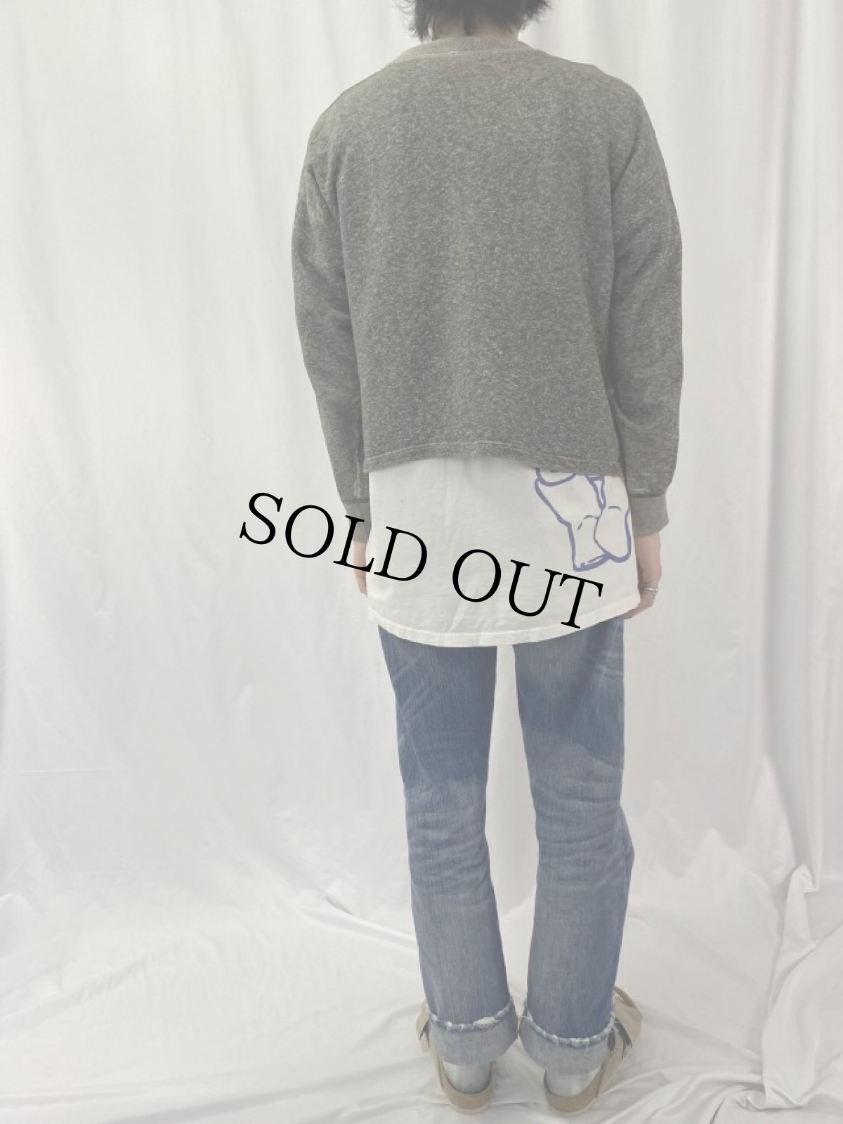 画像4: 40〜50's パチポケゴマ塩 スウェットカーディガン (4)