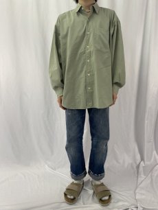 画像2: 90's BANANA REPUBLIC "TRAVEL&SAFARI CLOTHING" タイガープリント コットンシャツ XL (2)