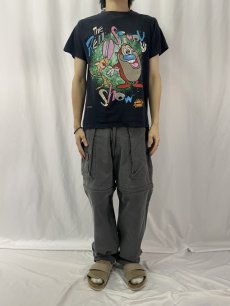 画像2: 90's The Ren and Stimpy Show USA製 キャラクターTシャツ M (2)
