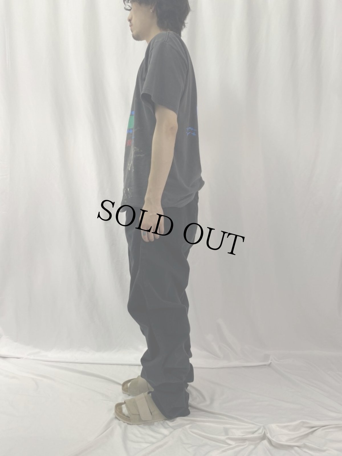 画像3: 90's Levi's L2 USA製 "BAGGY FIT" ブラックデニムパンツ W38 (3)