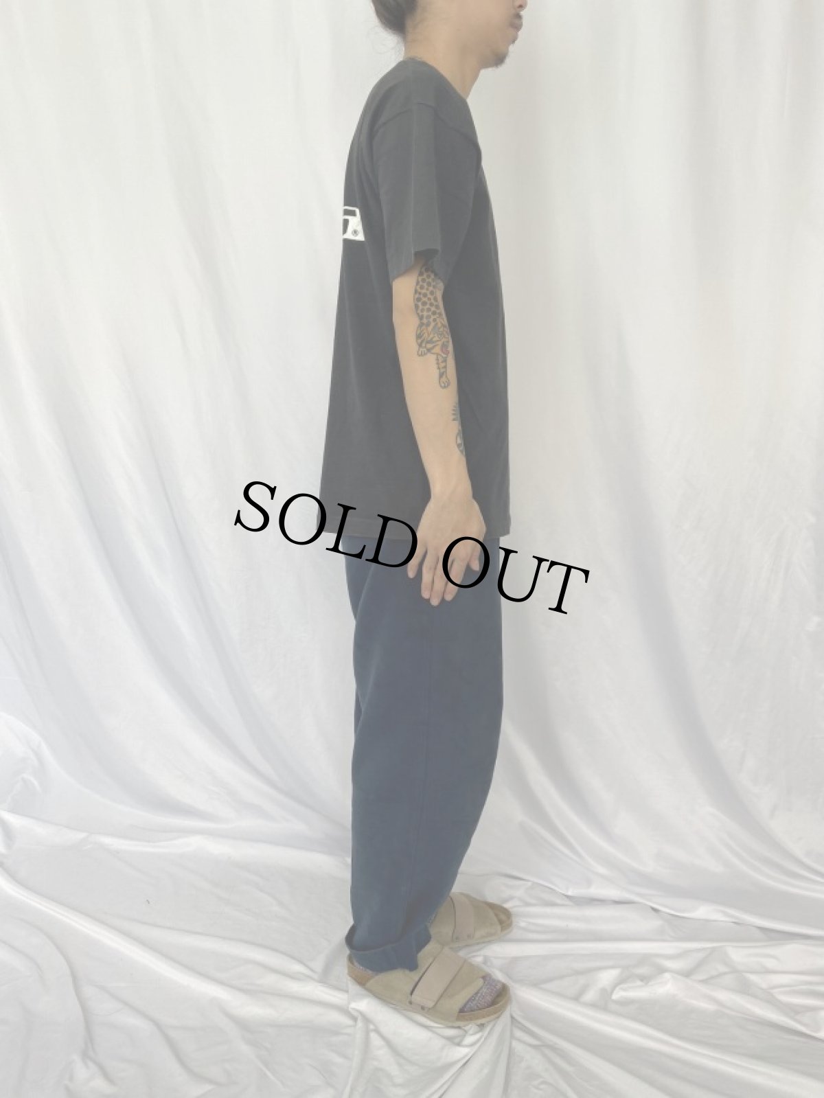 画像3: 90's SKULL SKATE CANADA製 スケートブランド ロゴプリントTシャツ L (3)