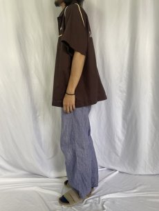 画像3: 70's Hilton USA製 プリント コットンボーリングシャツ (3)