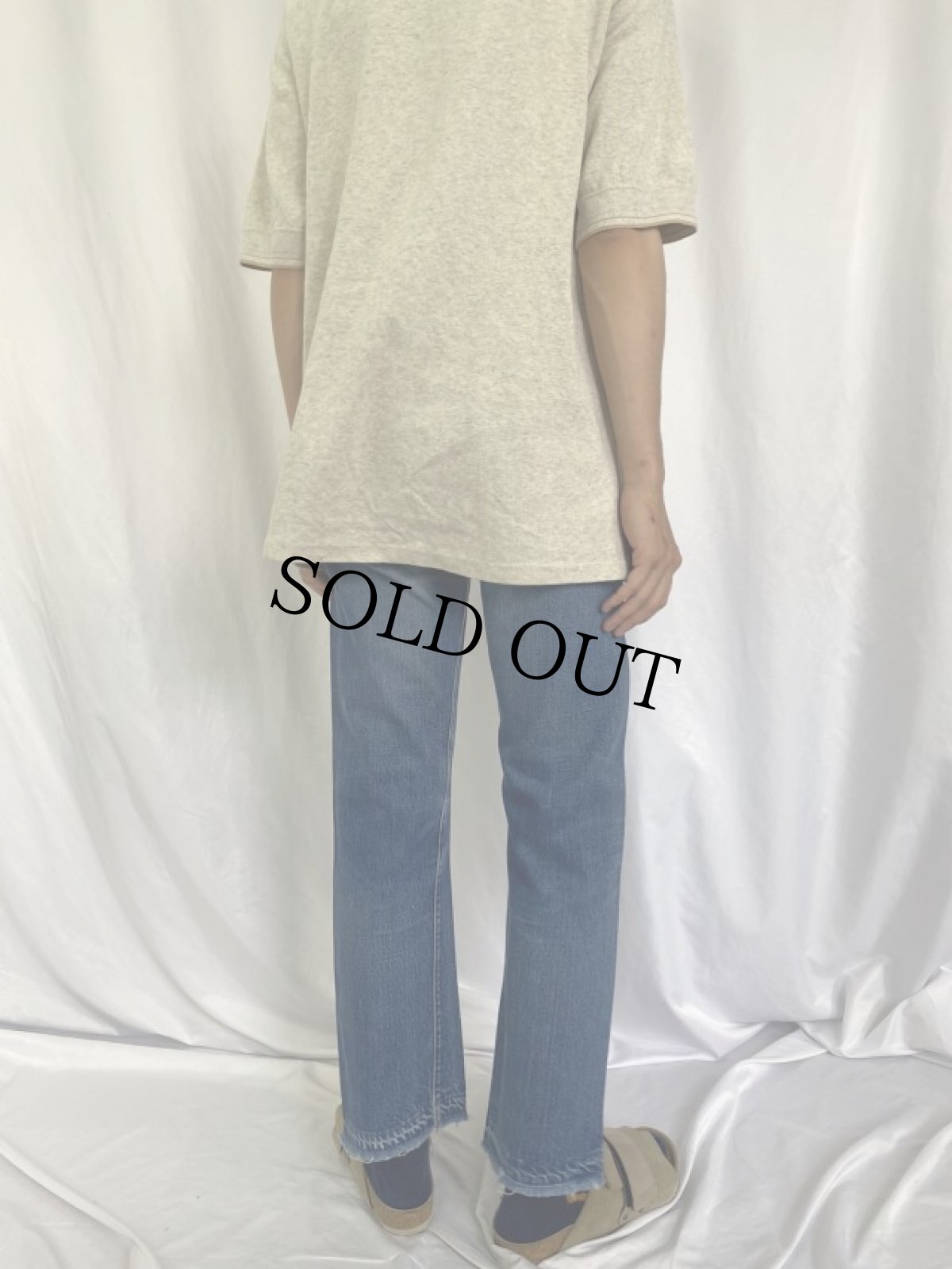 画像4: 60's LEVI'S 501 BIGE デニムパンツ W28 (4)