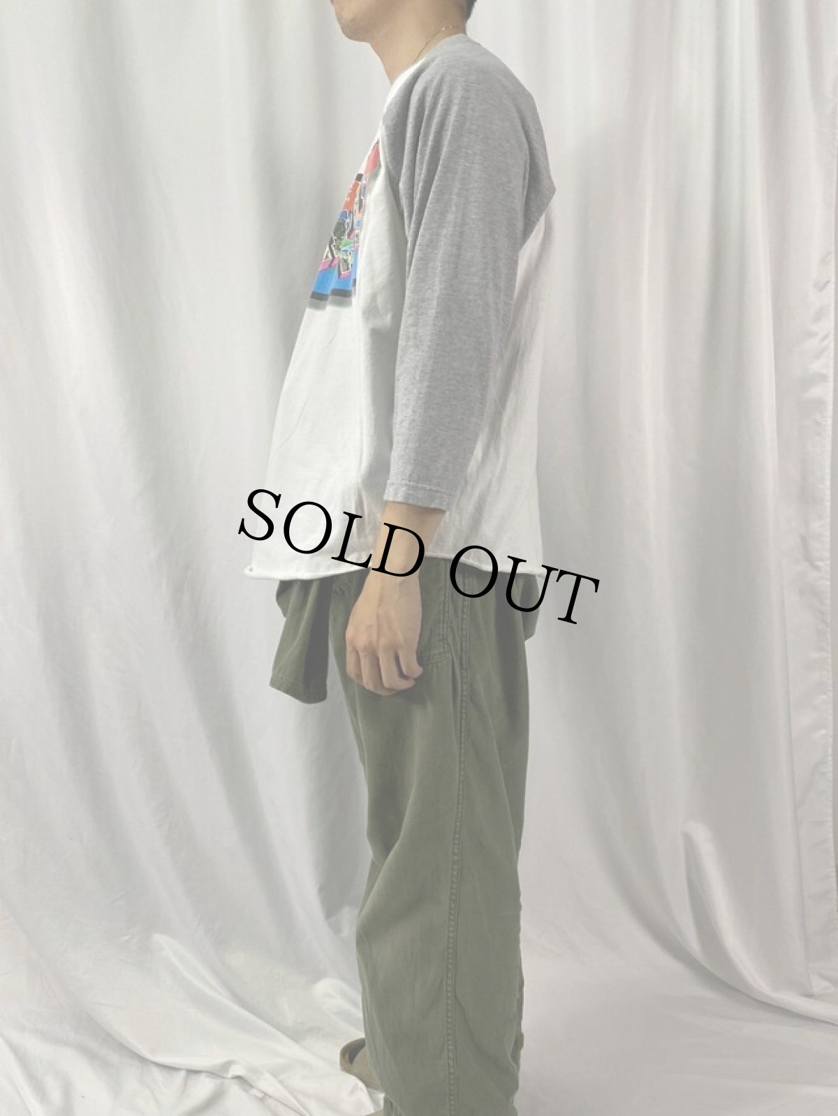 画像3: 90's Bruce Springsteen USA製 "GREETINGS FROM ASBURY PARK N.J." シンガープリントラングランTシャツ L (3)