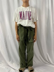 画像2: 90's USA製 "MAINE" プリントTシャツ XL (2)