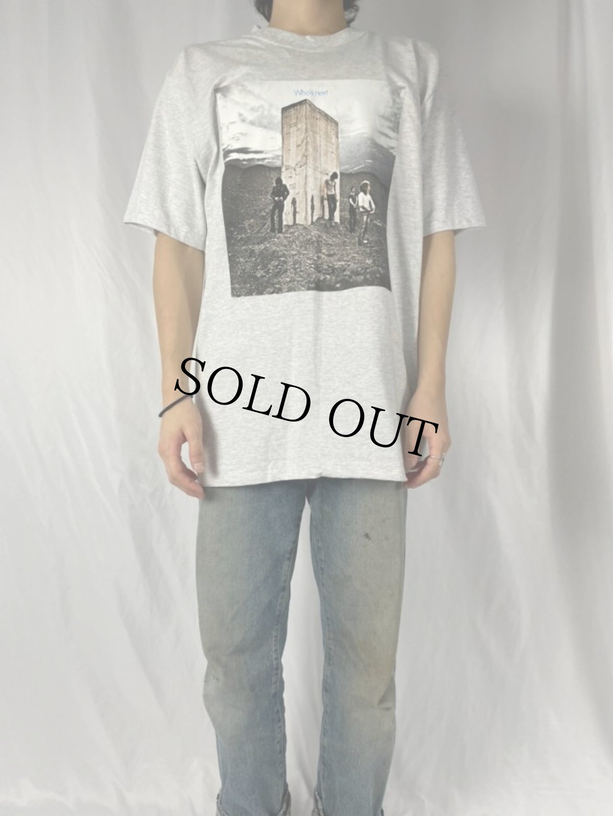 画像2: 90's THE WHO USA製 "Who's next" ロックバンドアルバムプリントTシャツ L (2)