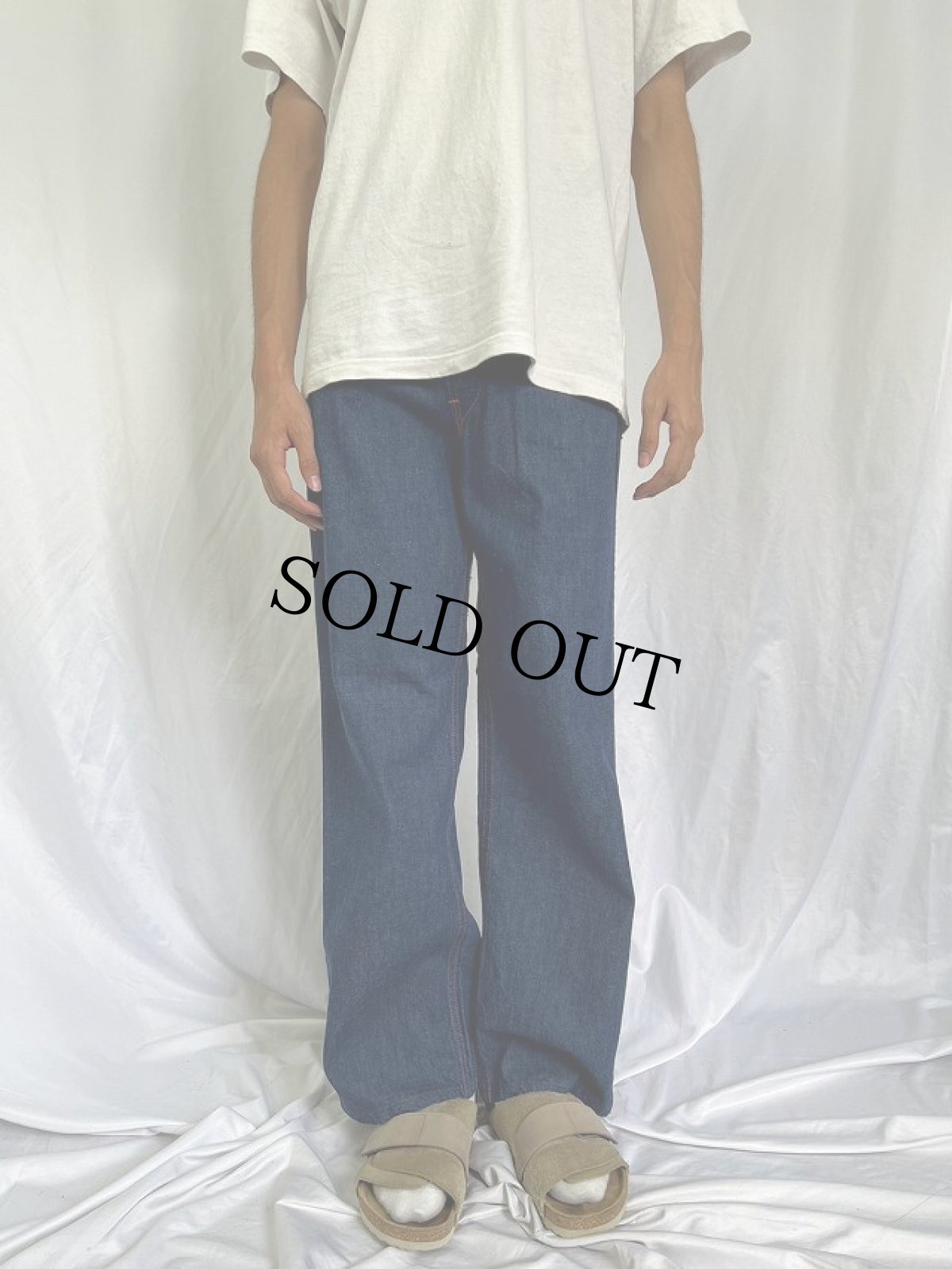 画像2: 60〜70's BIG SMITH デニムパンツ W29 (2)