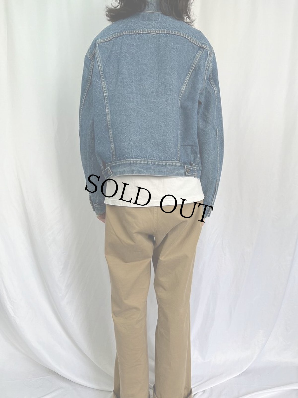 画像4: 80's Levi's 70505-0217 USA製 デニムジャケット 48 (4)