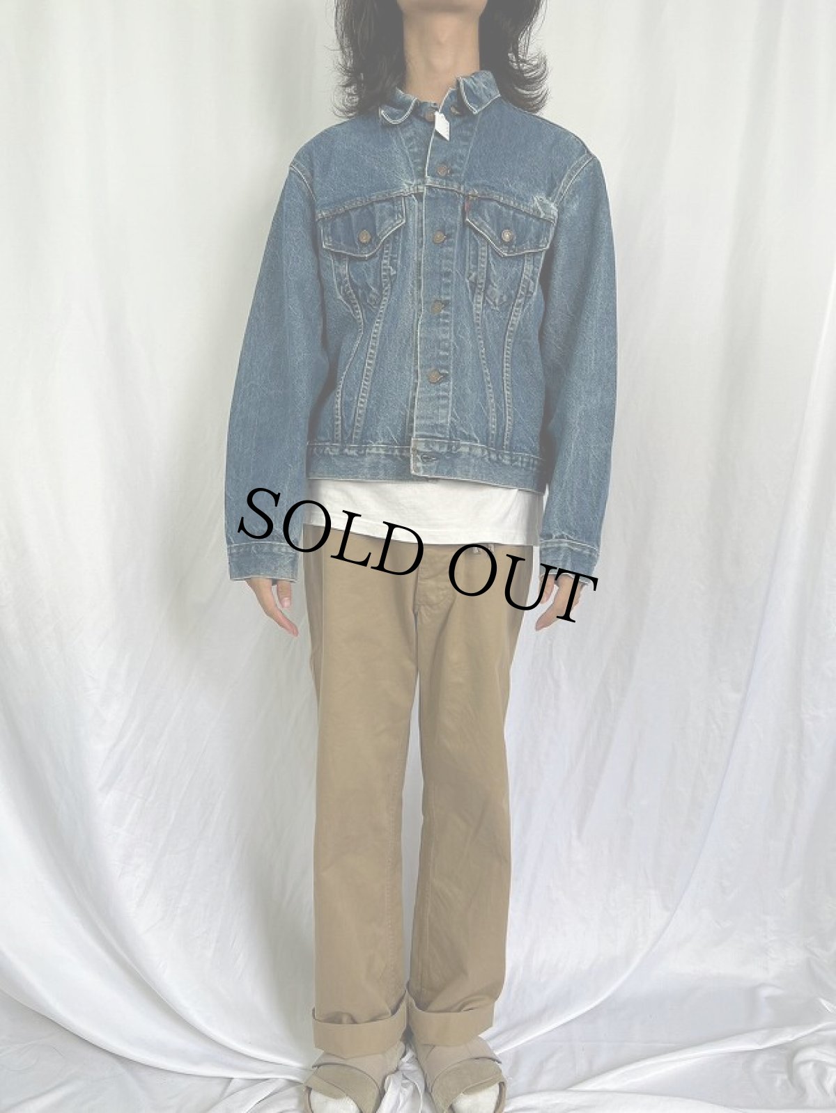 画像2: 80's Levi's 70505-0217 USA製 デニムジャケット 48 (2)