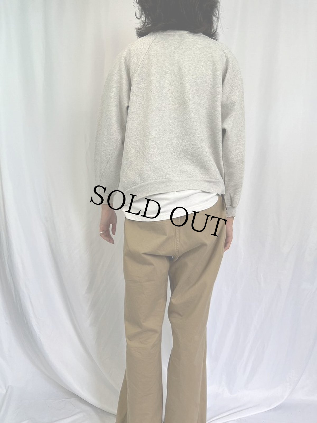 画像4: 80〜90's USA製 スマイルプリントスウェット 2X (4)