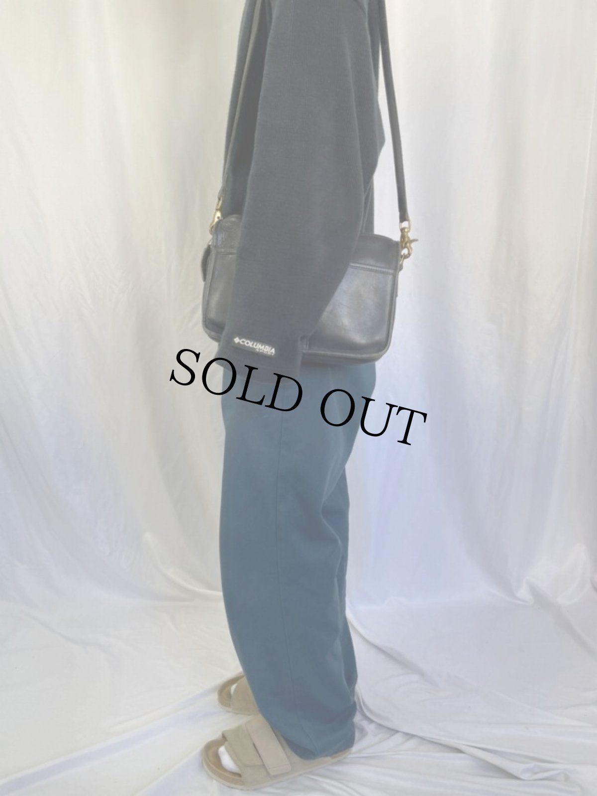 画像2: 60〜70's COACH USA製 レザーショルダーバッグ (2)