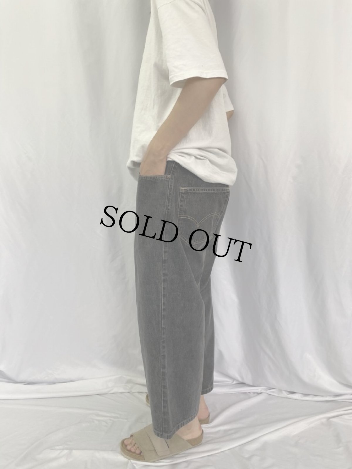 画像3: 90's Levi's DRY GOODS バギーデニムパンツ W37 (3)