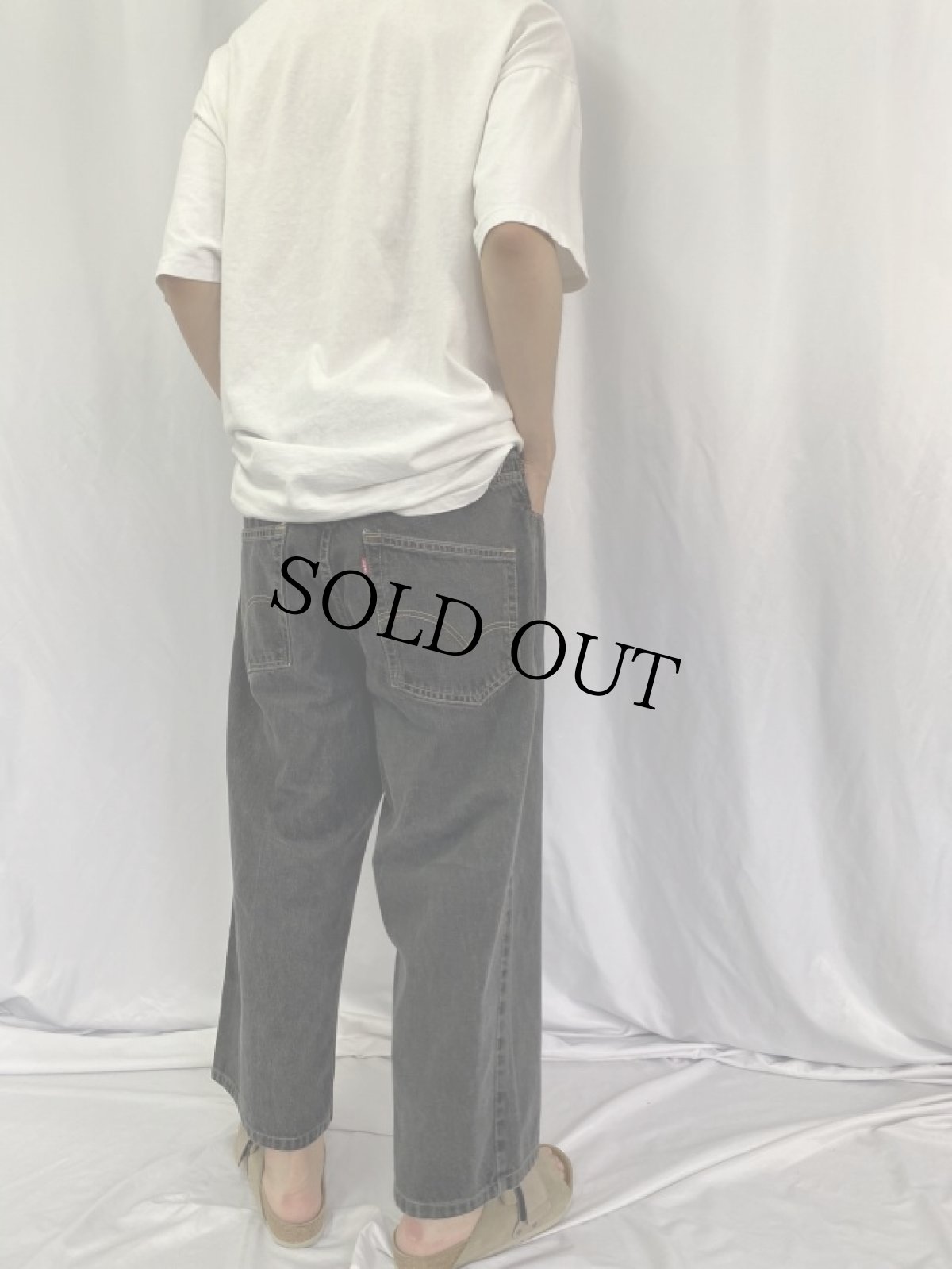 画像4: 90's Levi's DRY GOODS バギーデニムパンツ W37 (4)
