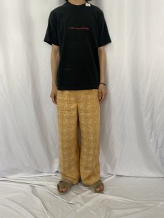 画像2: 90's JOHN BALDESSARI "FOTOFOLIO" メッセージプリントTシャツ L (2)