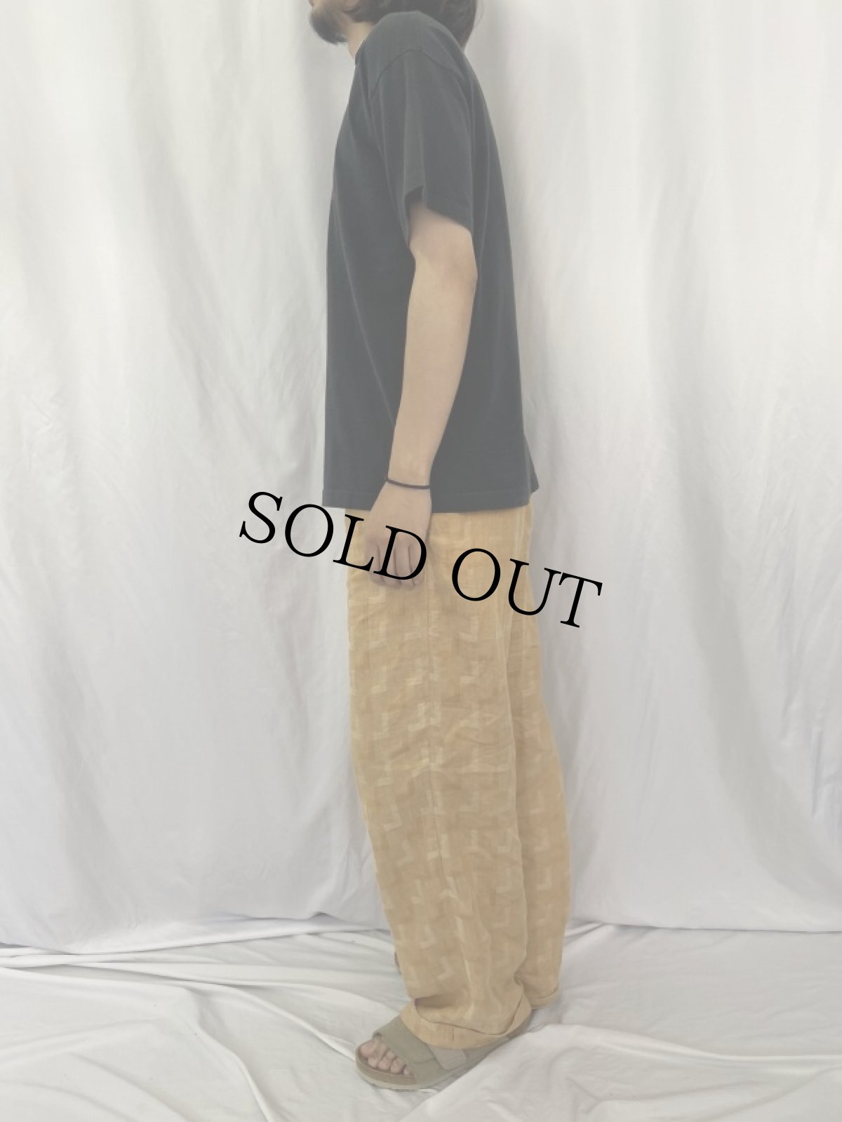 画像3: 90's JOHN BALDESSARI "FOTOFOLIO" メッセージプリントTシャツ L (3)