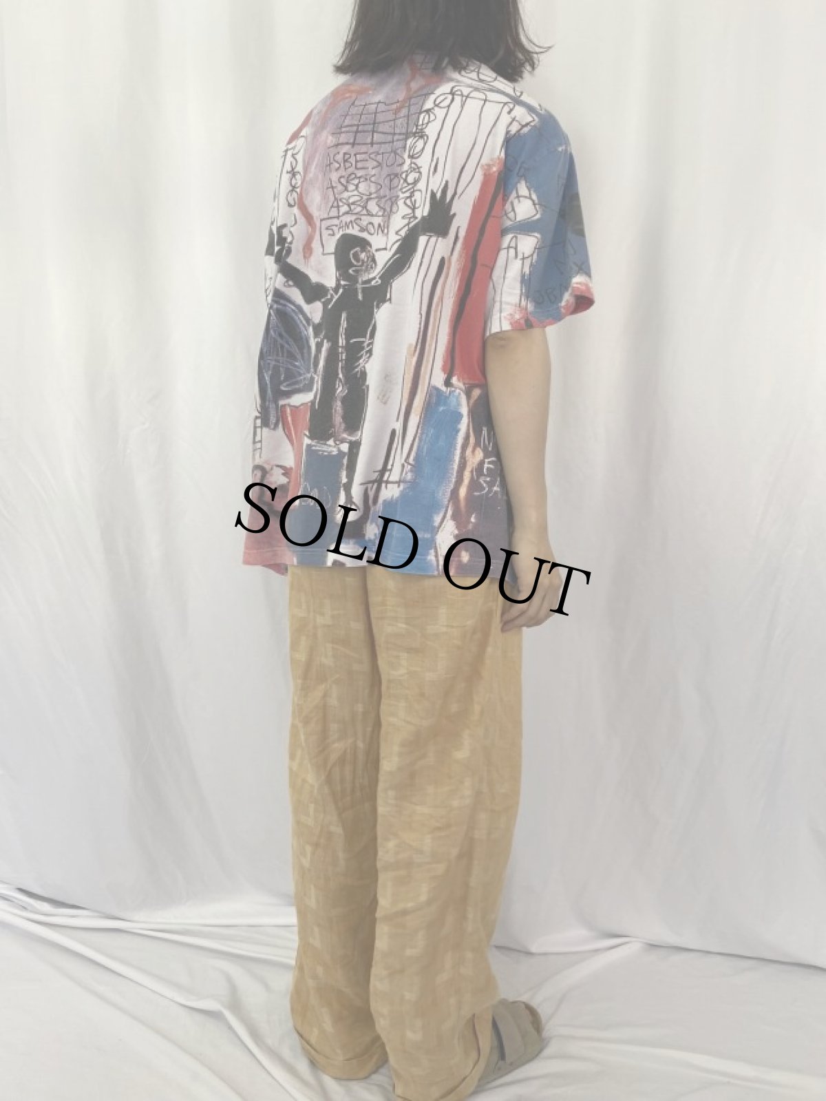 画像5: BASQUIAT Sean John 総柄アートプリントTシャツ 2XL (5)